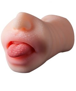 Tongue Licking Mouth Masturbator