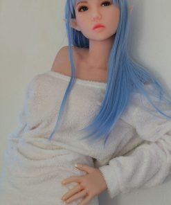 145cm Fit Body Sex Doll With Blue Purple Wig